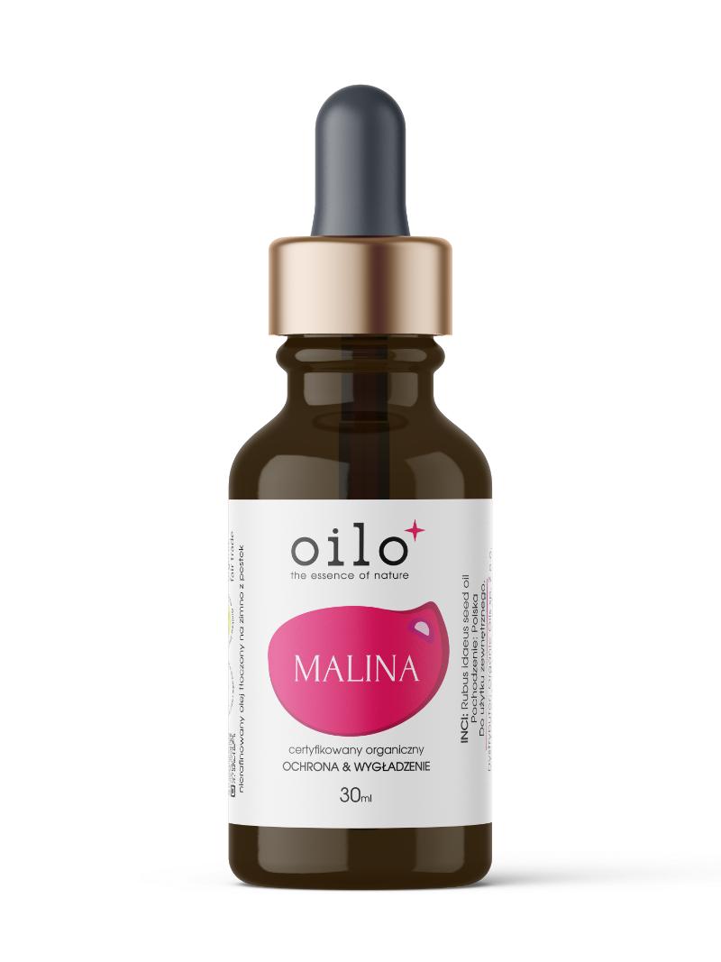 Olej z pestek Polskich malin Oilo Bio 30 ml